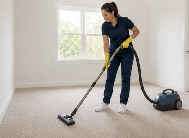 move in cleaning empty house