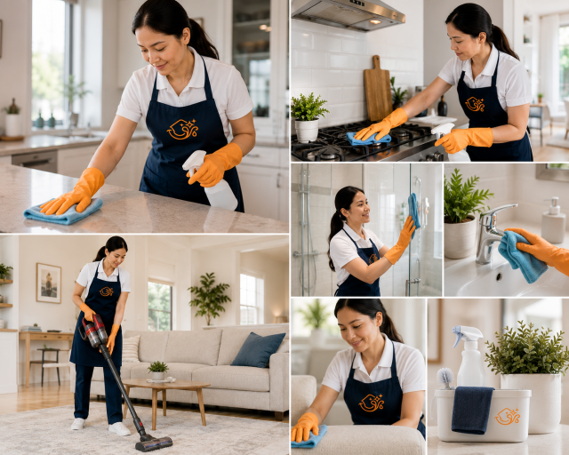deep cleaning kitchen bathroom